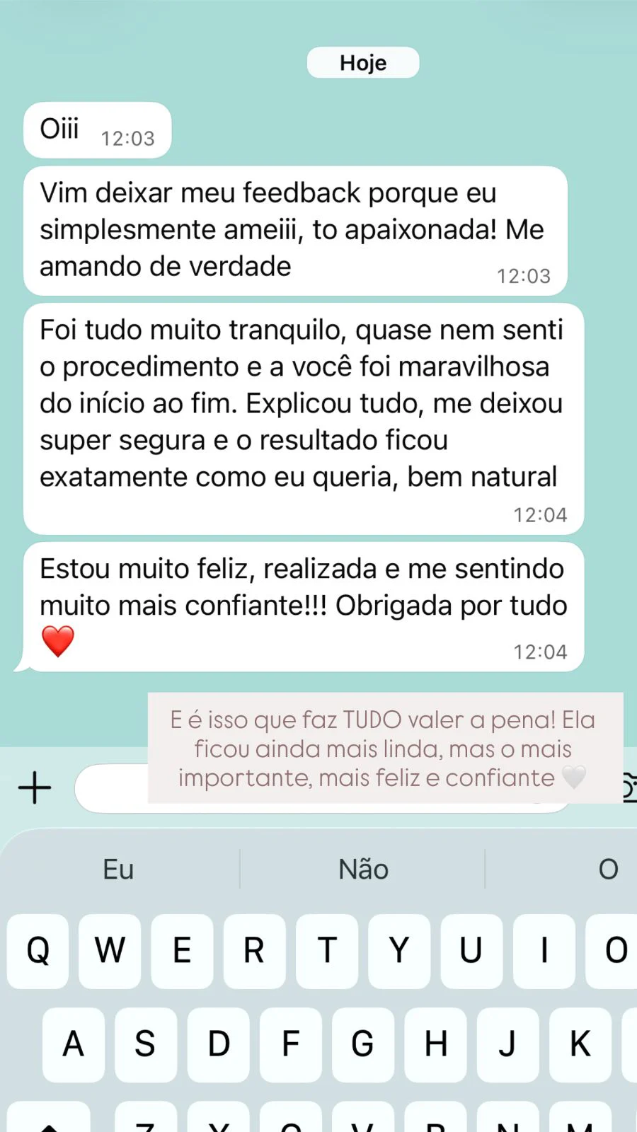 Dra. Julia Maia - feedback de paciente